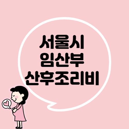 서울시 임산부 산후조리비